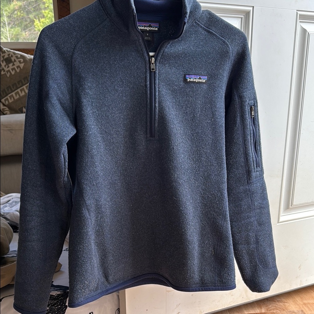 Patagonia Navy Blue Quarter-Zip Pullover